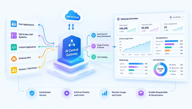 AI Central Gateway console